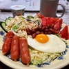 今朝の麺トレと筋トレなど