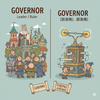 英単語『governor』をイラストにしてもらった