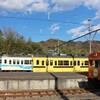 【埼玉県】<あの頃の鉄道風景>　山ふところの終着駅にカラフルな国電が大集合　秩父鉄道　三峰口駅〔秩父鉄道〕（2012年）
