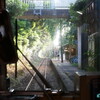 「#銚子電気鉄道の旅」と「#髪毛黒生駅（かみのけくろはえ）」「#紫陽花」「#緑のトンネル」