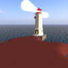 LowPoly World In OpenSimulator: 灯台 Lighthouse