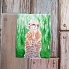 水彩画528枚目｢きょろきょろミーアキャットさん」