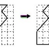 図形を２分割して正方形を再構成する問題（６）の解