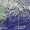 低気圧、東進中