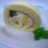 バナナとマンゴーのスフレロールケーキ♪