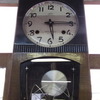 堀田時計店の古い柱時計　昭和レトロ