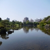 水前寺成趣園と国道445号線