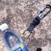 100均のペットボトルホルダーを公園セットに。水分補給にも最適でした！