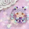 アイロンビーズ図案　きみとアイドルプリキュア　キュアキュンキュン