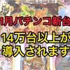 【1月パチンコ新台】ボーダー、平均連チャン、平均出玉まとめ