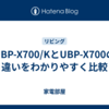 UBP-X700/KとUBP-X700の違いをわかりやすく比較