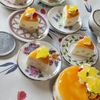【ミニチュアフード】ホールのオレンジショートケーキ
