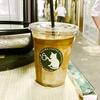 築地の「YAZAWA COFFEE ROASTERS」でカフェラテ。