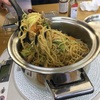 レインボークッカーで焼きそば