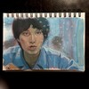 韓国映画 ワンシーン 母なる証明 不透明水彩画 ガッシュ