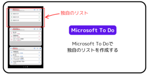 Microsoft To Doで独自のリストを作成する