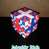 ルービックキューブで模様を作りました！　Rubik's Cube art design