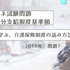 ケアマネ試験問題：区分支給限度基準額【雪道に学ぶ、介護保険制度の読み方】