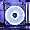 CORSAIRの白いファンを搭載してCPUクーラーをホワイトに