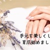 育爪始めました