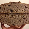 Barley - Flaxseed porridge bread - 2回目。