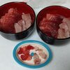 猫のトムさんと一緒に高級鉄火丼を食べてみました