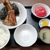 西川口の｢あおき食堂｣でブリカマと頭塩焼き定食を食べました★