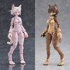 【けもプラ】『No.KP-01R カオマニー』『No.KP-02R ニホンオオカミ』『No.KO-01R ヒトパーツセット［カラーA］』プラモデル予約【アオシマ】より2026年2月発売予定☆