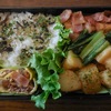 HAKOYA メンズ一段ランチ 800ml 弁当箱　第二百四十二弾!　じゃがバター・厚揚げの生姜醤油炒め弁当　&　町中華にカツカレー？