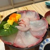 福岡市中央区渡辺通、サンセルコの「みかわ屋」でヒラマサ丼ランチおじさん