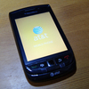 松明　BlackBerry Torch 9800 の起動画面（at&t）