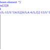 梁要素のFEM例題 その1