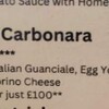 イギリスのイタリア料理店で見つけた面白いメニュー