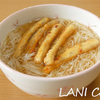 えのきとごぼう唐揚げにゅうめん