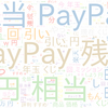 　Twitterキーワード[#PayPay総額10億円お年玉くじ]　01/14_20:03から60分のつぶやき雲