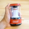 ColemanバッテリーガードLEDランタン/200ルーメンレビュー｜水しぶきに耐える防水性能