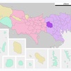 目標スイング　板橋区から杉並区の人口