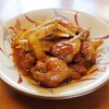 鶏ごぼう（仁尾酢風味）、たぬき豆腐