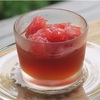 紅茶とグレープフルーツのゼリー