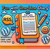 【WordPress】ブログに他サイトのRSSを貼り付けて、「ひとこと日記」を試したら意外と楽しかった！
