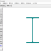 jw_cad 外部変形 － (571) なでしこでソリッド図形のＨ形鋼断面を描く －