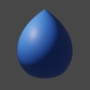blender練習 青い卵を作ってみた話