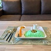 🚩外食日記(1116)    宮崎  🆕「SWEET×ONE（スイートワン）」より、【糸ピンスかき氷(メロン)】‼️🌐宮崎市江平西🌐
