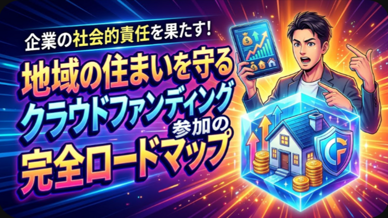 企業の社会的責任を果たす！地域の住まいを守るクラウドファンディング参加の完全ロードマップ