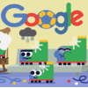 今日のGoogleのロゴは(´∀`;;;)