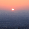 甲山から見た朝日