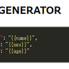 JSONジェネレータを作る（Vue.jsとかJavaScriptとか）