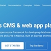 Node.jsとMongoDBを使用したCMS KeystoneJSを使ってみた