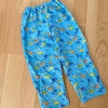 リップル生地で夏用のパジャマおズボンを作りました。