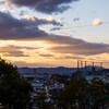 Google Pixel4a（5G）で撮影する年末最後の夕暮れ時の空、定点観測。